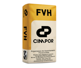 CIMPOR ARGAMASSA DE ASSENTAMENTO DE ALVENARIA FACE-Á-VISTA HIDROFUGADA FVH 25KG - PALETE