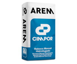 CIMPOR ARGAMASSA DE REBOCO EXTERIOR MANUAL HIDROFUGADA - AREM 25KG