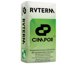 CIMPOR ARGAMASSA DE COLAGEM E REVESTIMENTO PARA SISTEMAS DE ISOLAMENTO TERMICO - RVTERM 25KG