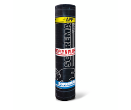 SOPREMA MOPLY N PLUS FP 4KG (10M2/ROLO) MEMBRANA/TELA BETUMINOSA