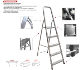 ESCADOTE STANDARD EM ALUMINIO