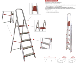 ESCADOTE R120 EM ALUMINIO
