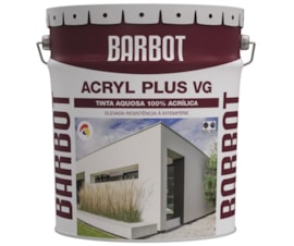 BARBOT ACRYL PLUS VG 15LT BRANCO